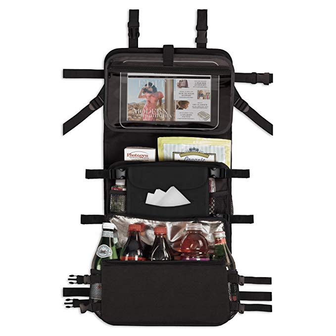 Prosumer's Choice All-in-one Car Seat Organizer with Tablet Holder and Cooler