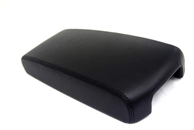 Autoguru Nissan Altima 13-17 Center Console Armrest Real Leather cover black