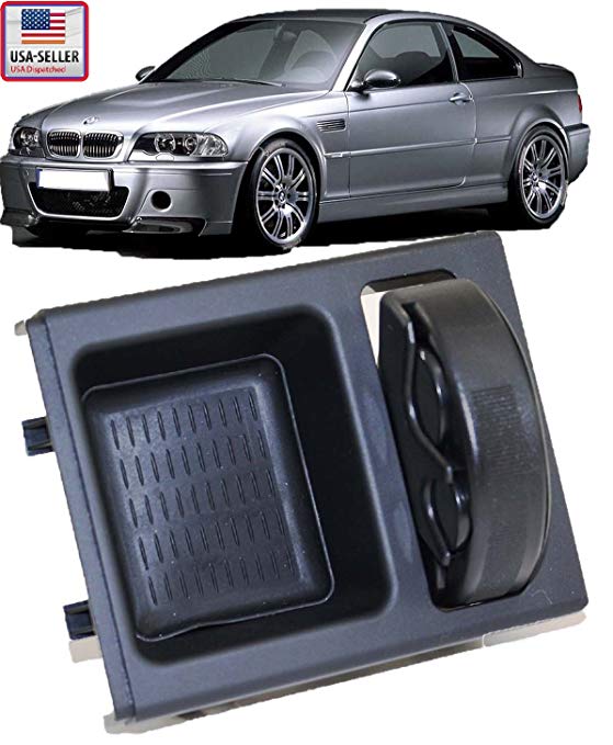 1999 2000 2001 2002 2003 2004 2005 2006 BMW E46 M3 325ci 325i 330i Replacement Center Console Tray Coin Holder