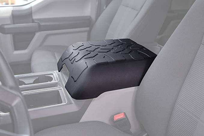 Boomerang 2015-2018 Ford F150 Tire Tread ArmPad - Center Console Cover - Armrest Cushion