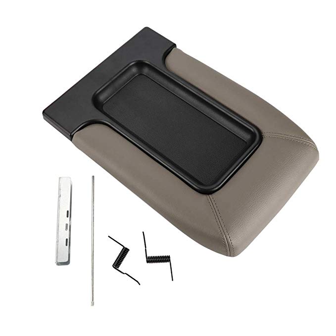 Center Console Tray Lid Kit Armrest Cover Storage Box Replacement 19127365 fit Chevrolet Silverado, GMC Cadillac 2000-2006