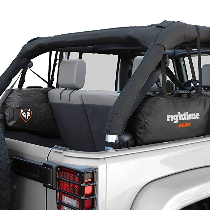 Rightline Gear 100J75-B Side Storage Bags for Jeep Wrangler JK (4-door)